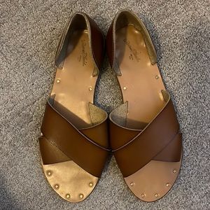 Brown sandals